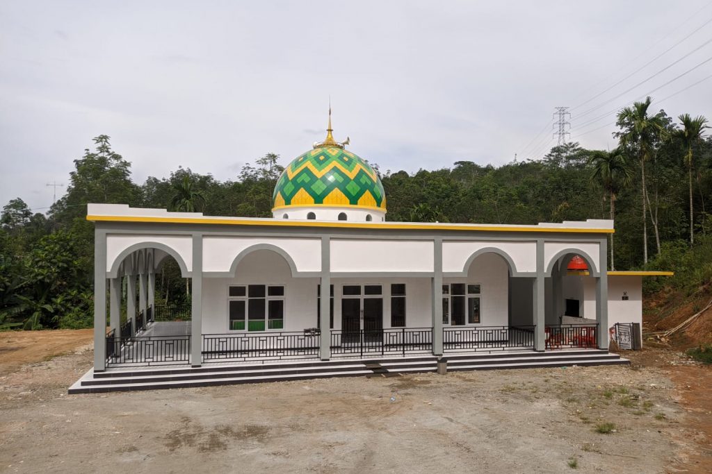 Pembangunan Masjid Nurul Islam Pemukiman Bedeng V Desa Batang Merangin